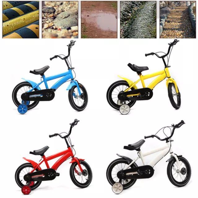 14 pollici bici per bambini bici bambini e ragazze Bianco / rosso / blu / giallo