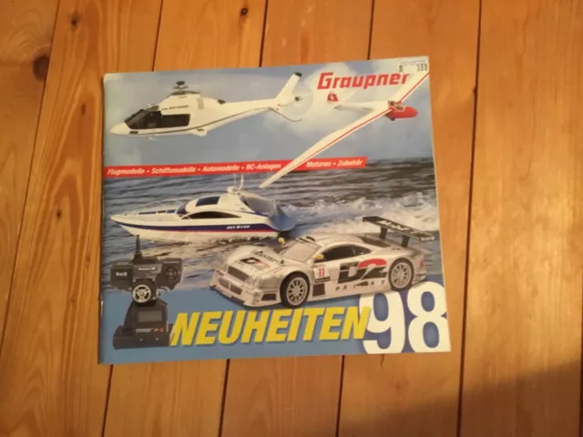 Alter Graupner Katalog Modellbau *  Neuheiten 1998