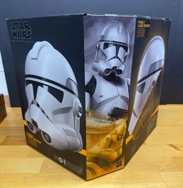 STAR WARS THE Black Series CLONE TROOPER PHASE II Premium Electronic ...