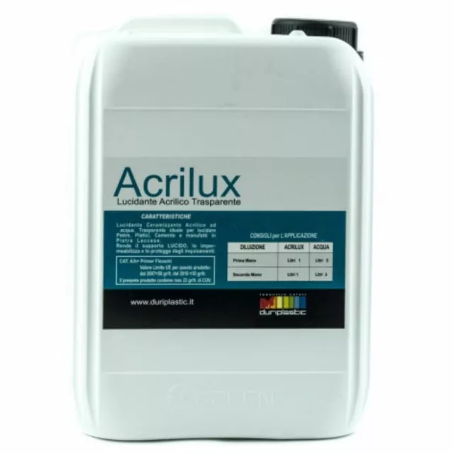 Italia Colorpaint Acrilux Lucidante Vetrificante Acrilico ad Acqua