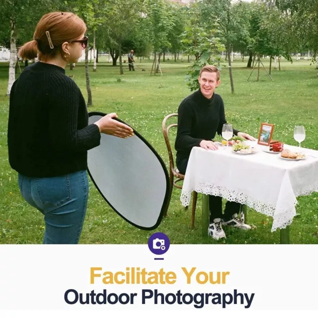 60*90cm Photography Reflector 5 in1 Light Reflectors  Light Diffuser