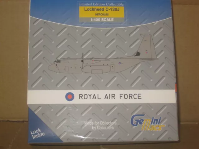 Boxed  1/400 Gemini Macs Lockheed C-130J Hercules Raf