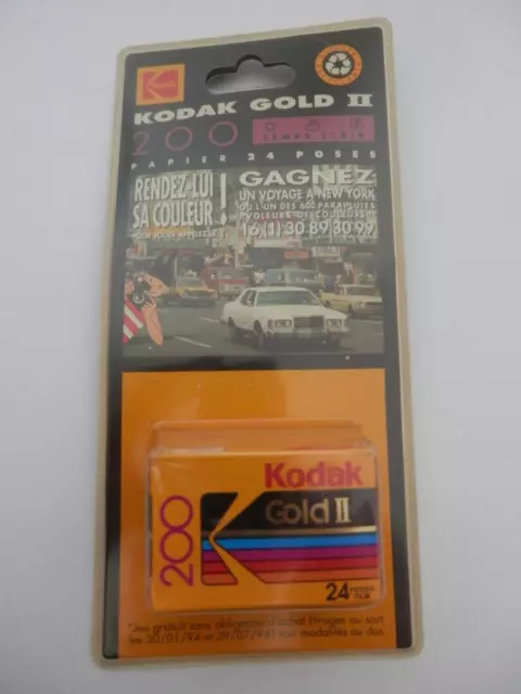 Pellicule photo Kodak Gold II ISO 200 24 poses / périmée 08/95