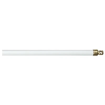 Swivel End Sash Rod, White, 11 to 19-In. -KN640/1NP
