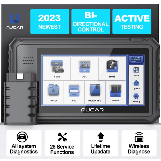 MUCAR VO6 OBD2 Scanner Car Diagnostic Bi-Directional ECU Coding EOBD Scan  Tool $510.99 PicClick AU