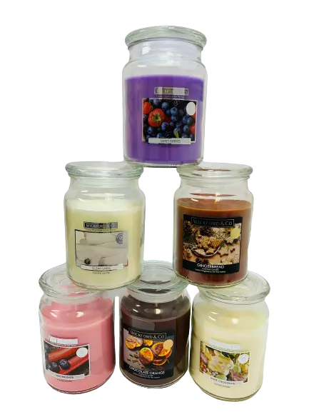 Wickford & Co Luxury Scented Candle Jar Home Fragrances Xmas Gift Home Decor