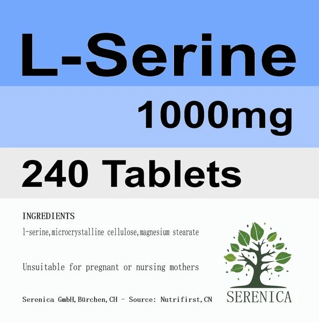 L-Serine 1000mg x 240 Tablets