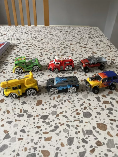 Realtoy Realztar Diecast Cars Fire Engine Crane Bundle Job Lot X6