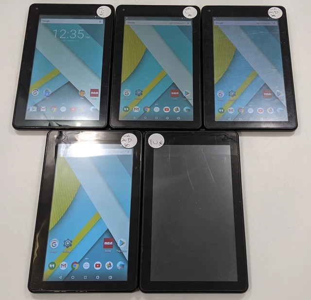 RCA Voyager III RCT6973W43 16GB Fair Condition WiFi Only Lot of 5