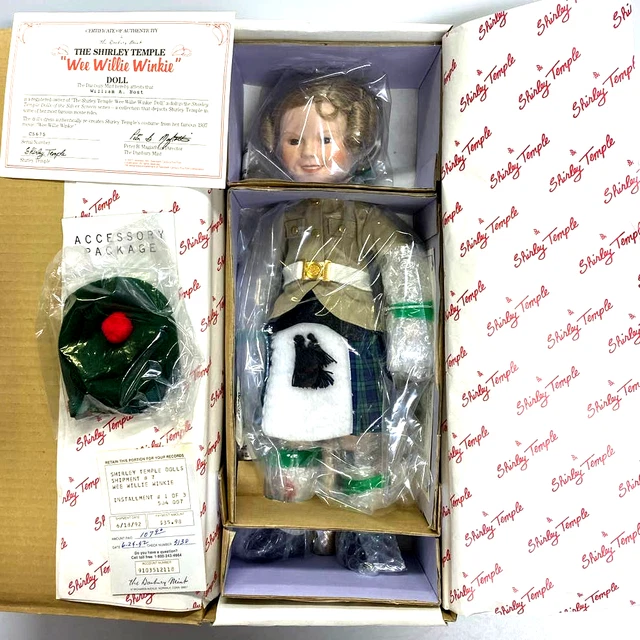 NIB Danbury Mint Shirley Temple Dolls of the Silver Screen Wee Willie Winkie VTG
