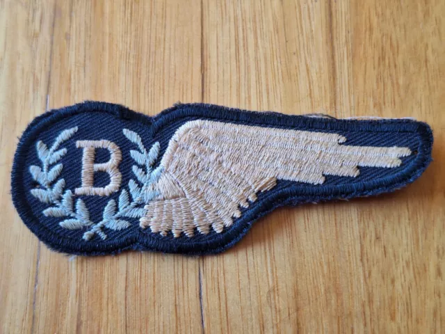WW2 RAAF Royal Australian Air Force Bombardier Uniform Wing Brevet Badge