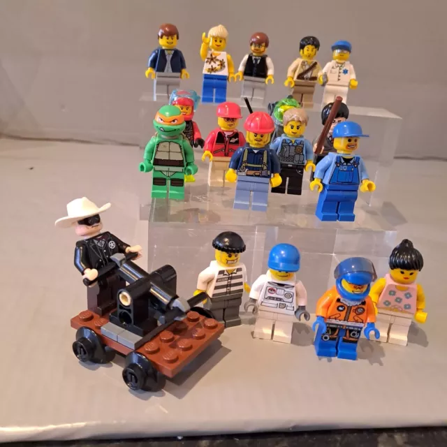 Lego MiniFigures Bundle Mini Figures Lone Ranger  Atlantis Diver etc collectible