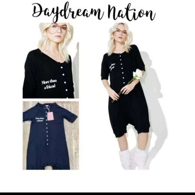 Daydream Nation Dolls Kill One Piece Union Suit NWT