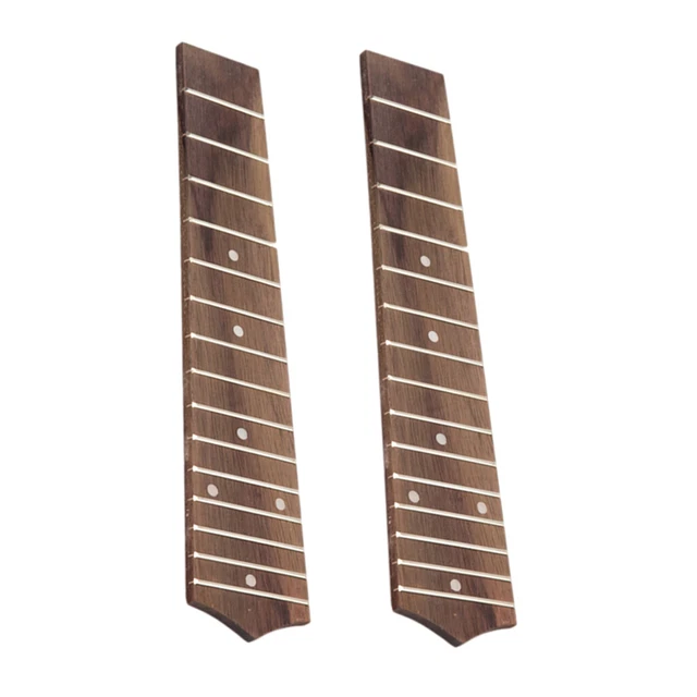 Pack de 2 Touche Ukulélé Soprano 21 '' Uke 15 Frettes Touche 21,5 cm