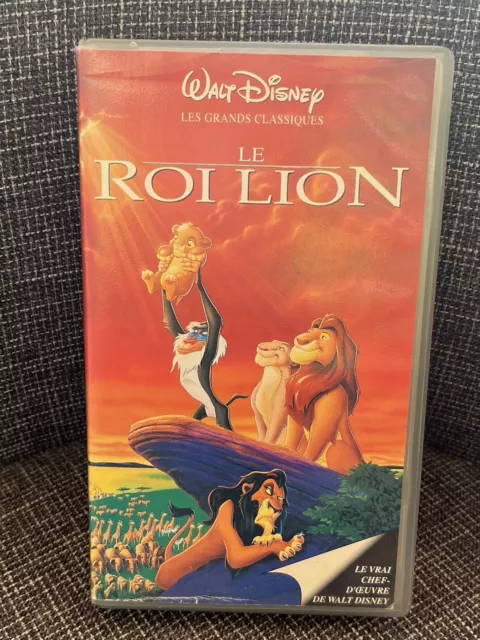 cassette vidéo vhs K7 - le roi lion