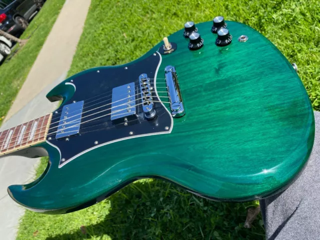 2023 Gibson SG Standard Translucent Teal Green Near MINT