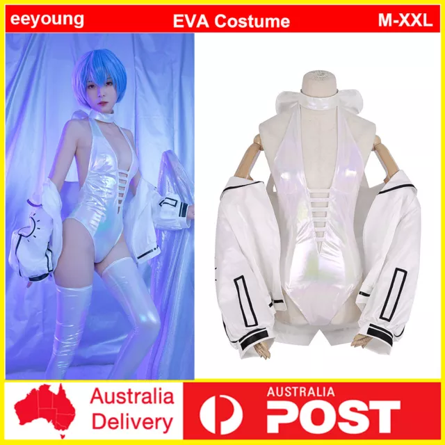 NEON GENESIS EVANGELION EVA Ayanami Rei Cosplay ASS Costume Anime Uniform Dress