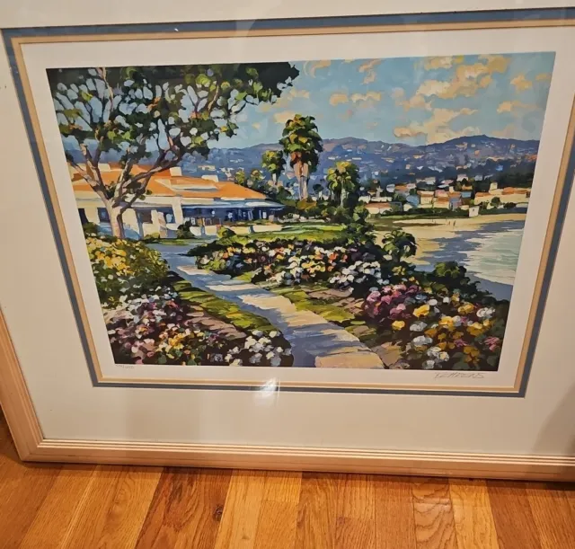 Las Brisas by Howard Behrens, Limited Serigraph Hand signed and numbered