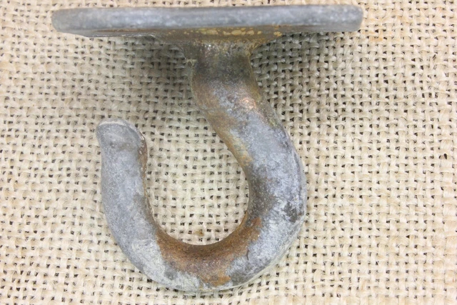 Old Plant Wall Hook Porch Ceiling Barn Hanger Rustic Vintage Cast Iron 2 X 2”