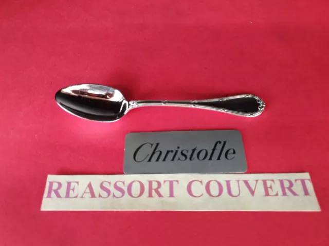 Spoon Desserts christofle Ribbons 18.8 CM Beautiful Condition SILVER PLATED