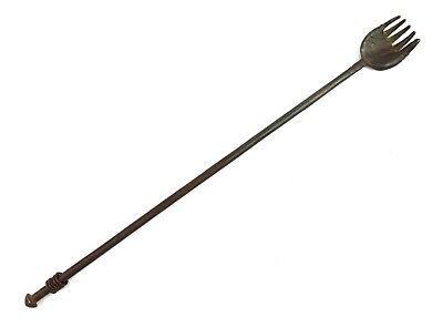 Antique Royal Collectible Rare Iron Back Scratcher–old time Hand Tool G41-143