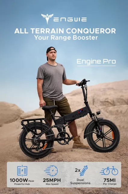 New Engwe Engine Pro 16ah versione aggiornata 2023 bici elettrica 750w 48v