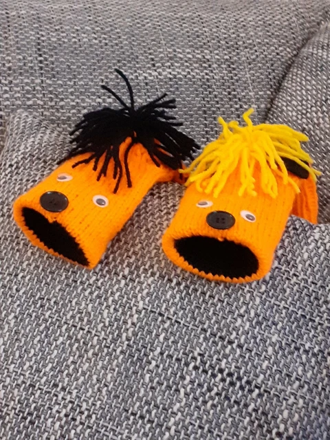 Fu oder fara Handpuppe  Kinder Einschulung Schultüte Sockenpuppe