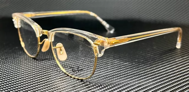 RAY BAN RX5154 5762 Transparent Square Unisex 53 mm Eyeglasses $121.50 ...