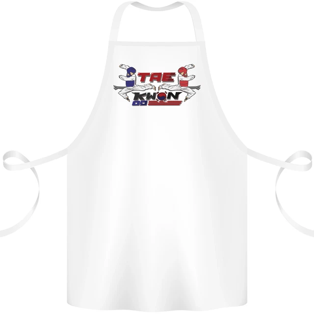 Taekwondo Fighter Mixed Martial Arts MMA Cotton Apron 100% Organic