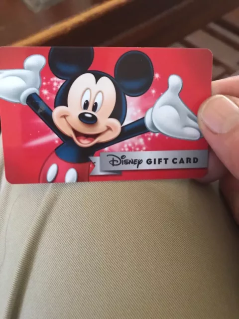 Walt Disney  gift card 25.00