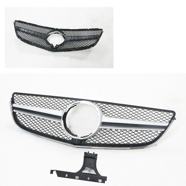 Autocollant Emblème Calandre Voiture Logo ABT Métal 3D - Argent, Dimensions 8.2 X 3.2 Cm