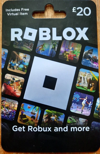 ROBLOX £20 Card With £20 Credit