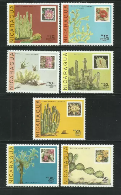 NICARAGUA. Año: 1987. Tema: FLORA. CACTUS.