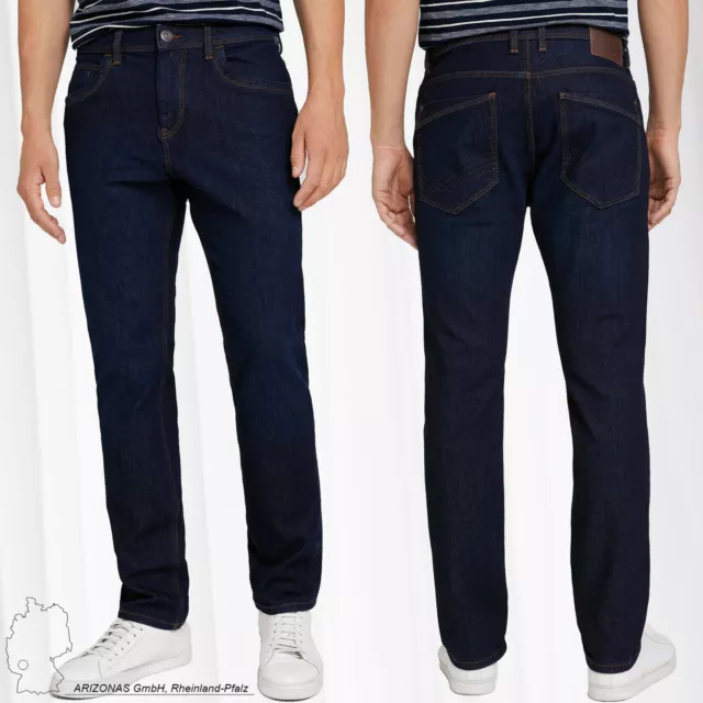 Men TOM TAILOR Regular Slim Fit Jeans Basic Five-Pocket Stretch Pants JOSH NEU