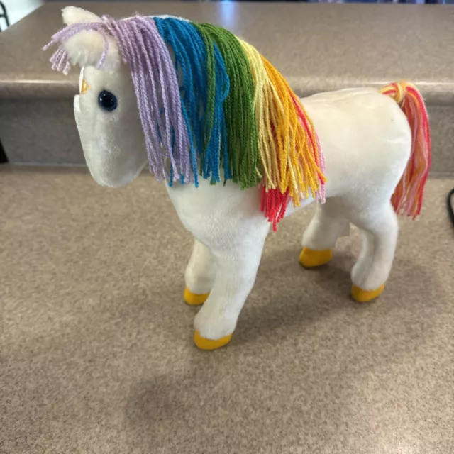 Vintage Rainbow Brite Starlite 12" Plush Pony Horse Toy 1983 Hallmark Mattel