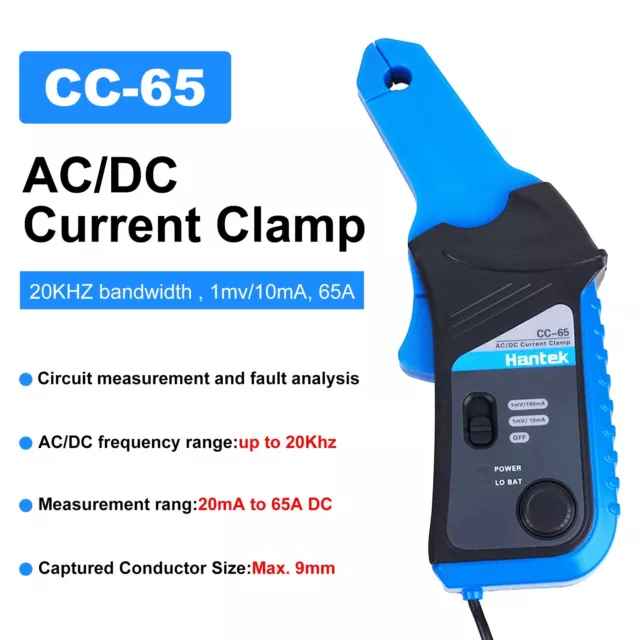 CC-65 AC/DC Hantek Digital Stromzange Zangen Multimeter CC65 with BNC