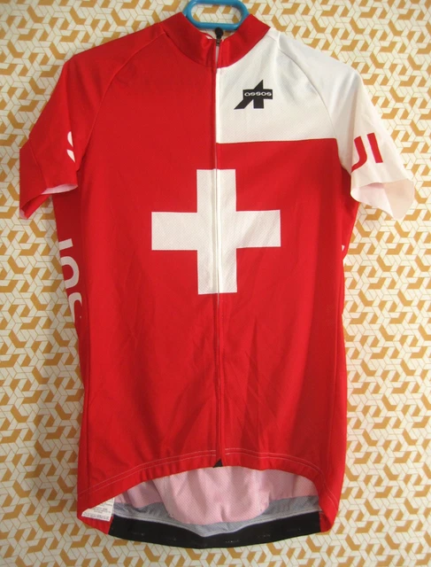 MAILLOT CYCLISTE ASSOS de la Suisse Swiss jersey Switzerland
