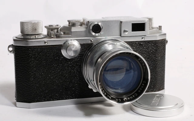 VINTAGE CANON III RANGEFINDER 35mm Camera + Serenar 50MM F/1.9 lens EX Condition