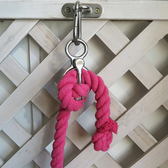 Bague de cravate de cheval magnétique pour attachement croisé sans effort perf