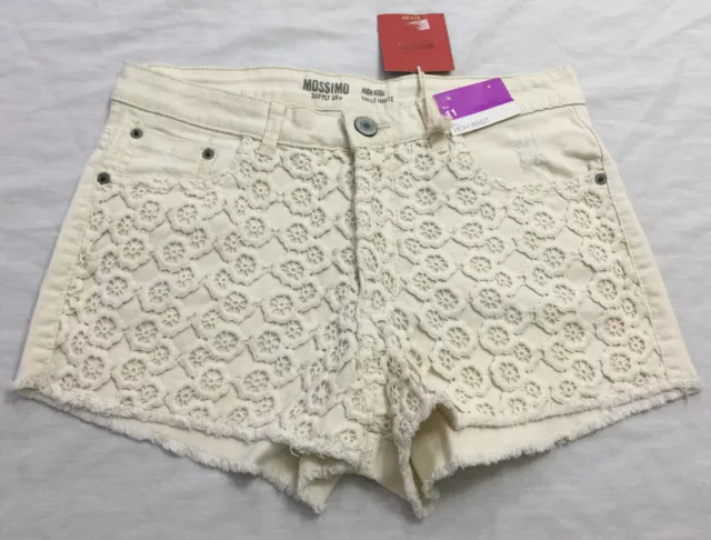 Nwt Mossimo Supply Co. High Rise Womens Jeans Shorts Size 11