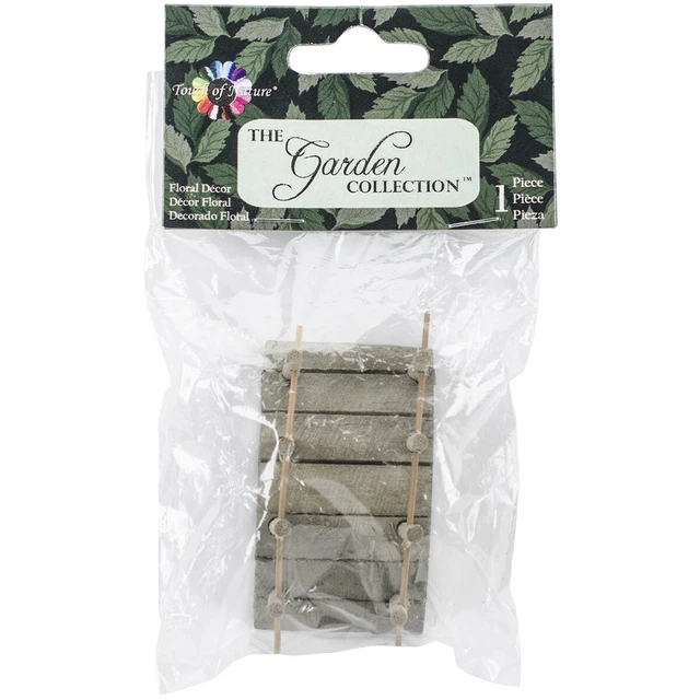 Micro Mini Garden Bridge 2"X1"-Madera