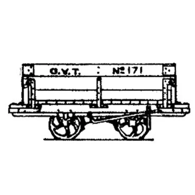 OO9 / HOe Glyn Valley Tramway Mineral Wagon (x5) - Dundas DM42