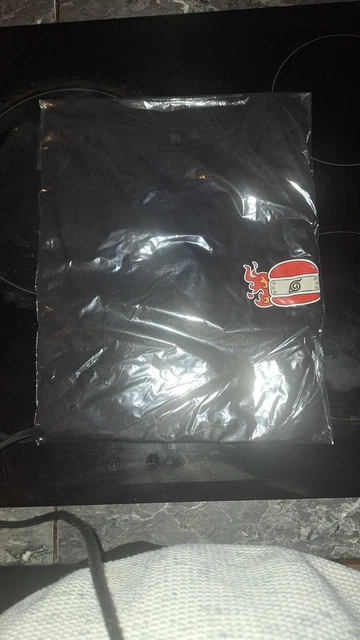 T-Shirt Collector Naruto X Burger King - Taille XL + Casquette (Neuf Avec Étiquettes)