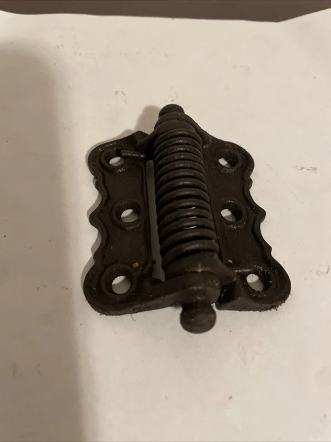 vintage cast-iron spring loaded door hinge 3 inch Screen Door Hinge ￼