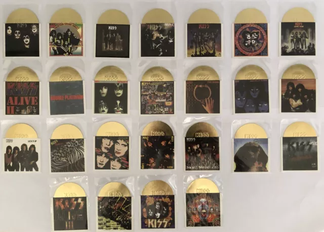KISS NECA ALIVE! RARE Chase FULL SET of 25 Album Cards from KISS NECA ALIVE! RARE Chase FULL SET of 25 Album Cards from
