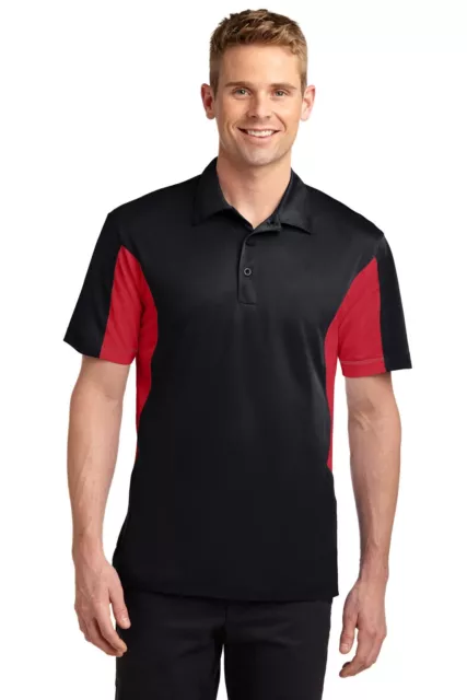 Sport-Tek Men's Tall Side Blocked Micropique Sport-Wick Polo