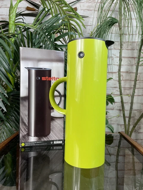 STELTON Classic brocca sottovuoto 1L verde design danese Erik Magnussen bevande calde fredde