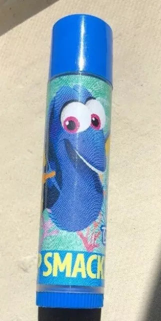 LIP SMACKER Disney-Finding Dory Flavor Lip Balm (Blue Tang Berry) - *UNSEALED*