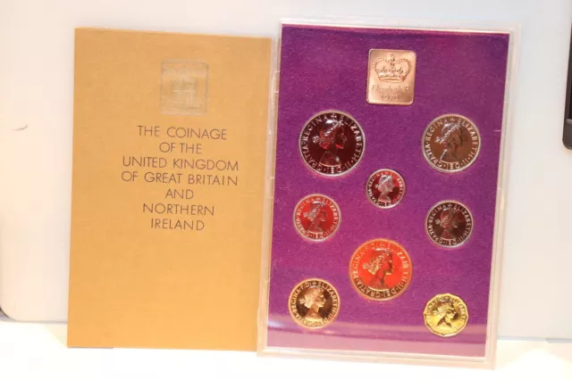 1970 Royal Mint Great Britain Northern Ireland 8 Coin Proof Set w/ Papers