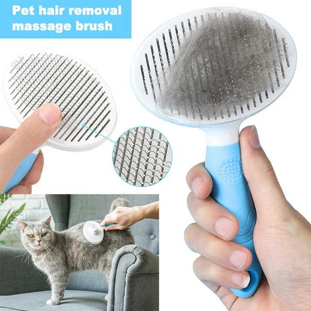Pet Dog Cat Hair Remover Comb Needle Grooming Massage Deshedding Cleaning Brush